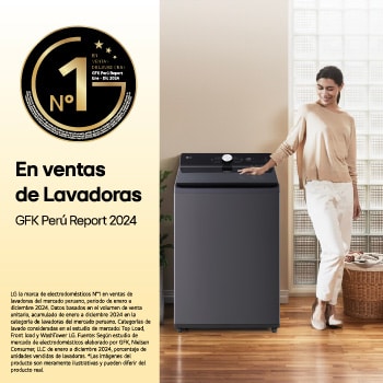 LG Lavadora LG 13kg, carga superior con TurboDrum™, Negro claro, WT13BVTB